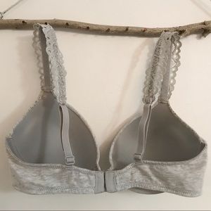 aerie Intimates & Sleepwear - Aerie 32C Gray Boho Lace Bridget Pushup Bra aerie Intimates & Sleepwear - Aerie 32C Gray Boho Lace Bridget Pushup Bra